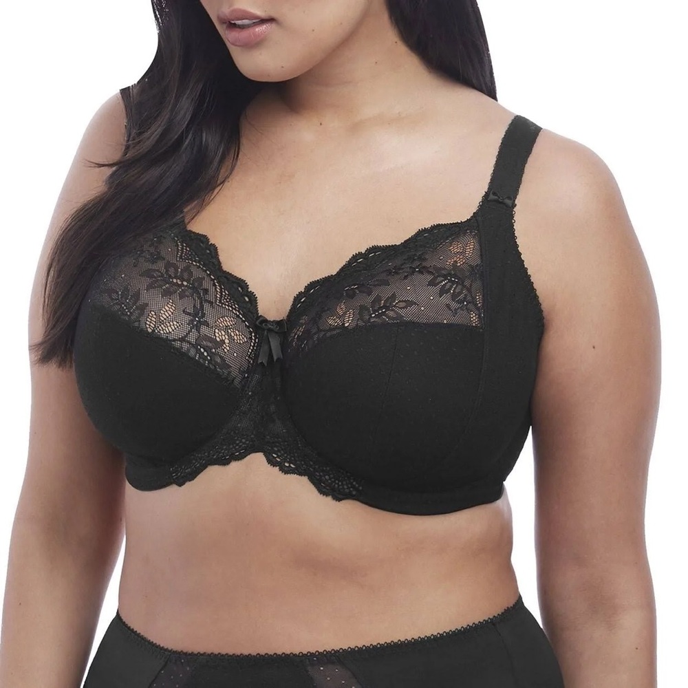 40H Elomi Black Lace Bra